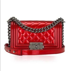 chanel small boy handbolsa